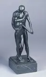 Gustav Pillig, Zakochani, ok. 1900, brąz patynowany