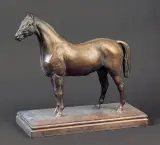 Franz (Alexander Friedrich) Wolff, The Palmer, ok. 1875, brąz patynowany