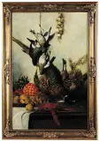 Sophie Meyer, Martwa natura z bażantem i homarem, ok. 1880, olej, płótno