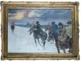 Jerzy Kossak, Odwrót Wielkiej armii spod Moskwy