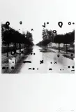 Ulica by Jan Tarasin, 1990, serigrafia, papier, sold Nov 2004