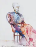 Jerzy Duda-Gracz, Starość - Kantyczka, 1998, akwarela, papier