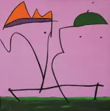 Tadeusz Wieczorek, Wieczorem, 1993, olej, płótno