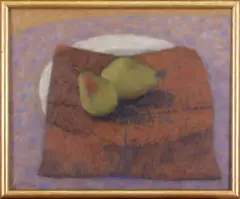 Piotr Kondrad, Martwa natura z gruszkami, 1998, olej, płótno