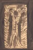 Jerzy Panek, Kompozycja, 1962, tusz, pędzel, papier