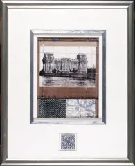 Jeanne-Claude Javacheff, Opakowany Reichstag, 1994, światłodruk, collage, papier