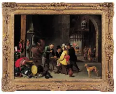 Cornelis Mahu, Kordegarda (Uwolnienie Św. Piotra), 1645, olej, deska