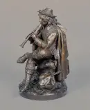 Edwin Weissenfels, Chlopiec w Kapeluszu, ok. 1870, brąz patynowany
