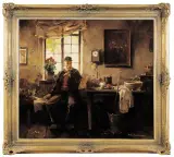 Herman Schmidtmann, List, ok. 1930, olej, płótno