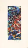 Jan Naliwajko, Abstrakcja, 1966, gwasz, papier