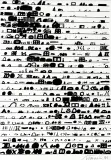 Przedmioty by Jan Tarasin, 1990, serigrafia, papier, sold Sep 2004