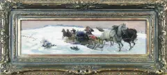 Alfred Wierusz-Kowalski, Sanna, olej, deska