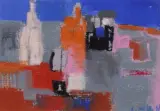 Ryszard Miłek, Martwa natura, 1997, pastel, papier