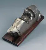 Witold Bieliński, Automobilista, przed 1930, brąz srebrzony