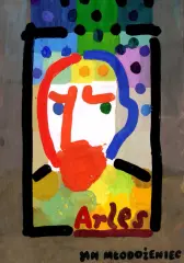 Jan Mlodozeniec, Arles, gwasz, papier