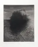 Włodzimierz Kotkowski, Niby wieża Babel I, 1982, akwaforta, akwatinta, papier
