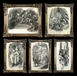 Franz Xawer Simm, Zespół rysunków o tematyce orientalnej, ołówek, pędzel, pióro, tusz, gwasz