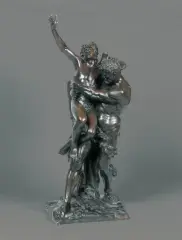 Cyprian Godebski, Geniusz i siła brutalna, 1888, brąz patynowany