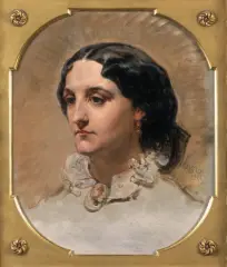 Jan Matejko, Portret panny Dybowskiej, 1861, olej, płótno