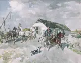 Gregor von Bochmann, Scena rodzajowa - Na folwarku