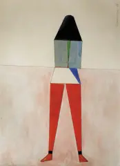 POSTAĆ by Jerzy Nowosielski, 1955, ołówek, tusz, akwarela, papier, sold May 2004