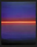 Beata Popławska, Kompozycja z poziomym paskiem, 2002, olej, płótno