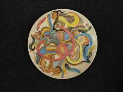 Wanda Matus, Talerz, 2003, ceramika