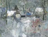 Irena Trzetrzewińska-Gaj, Harenda, 1958, olej, płótno