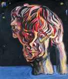 Transformacja mojej głowy by Andrzej Fogtt, 1997, olej, płótno, offered Apr 2004