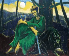 Janusz Petrykowski, Ariel, 1999, olej, płótno