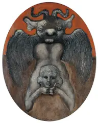 Jan Lebensztejn, L’apogée, 1969, olej, płótno