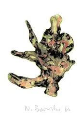 Włodzimierz Borowski, Obiekt, 1963, masa plastyczna, nitka miedziana, farba, papier