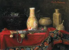 Camilla Friedländer, Martwa natura, przed 1901, olej, deska