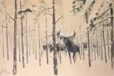 Julian Fałat, Łosie