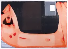 Jerzy Nowosielski, Akt leżący, 1999, serigrafia, papier