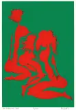 Jan Dobkowski, Trzy gracje, 2003, serigrafia barwna, papier