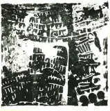 Stanisław Łabęcki, Abstrakcja, 1963, litografia, papier