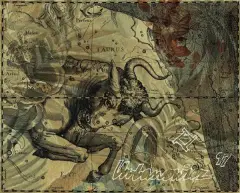 Andrzej Urbanowicz, Byk zodiakalny, 1997, nadruk, tapeta