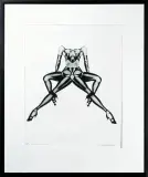 Roman Cieślewicz, Hommage a Lova Moor, 1973, serigrafia, papier