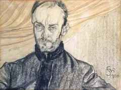 Stanisław Wyspiański, Portret Antoniego Kamieńskiego, 1900, pastel, papier