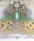 Zegar by Jacek Yerka, 2000, pastel, papier, sold Dec 2003