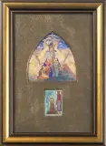 Józef Mehoffer, Ukrzyżowanie, 1900-1914, akwarela, gwasz, ołówek, papier