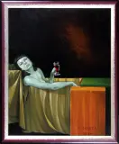 Mariusz Zdybał, Charlotte Corday, olej, płótno