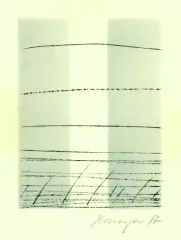 Ryszard Hunger, Kompozycja abstrakcyjna, 1987, akwaforta, akwatinta, papier