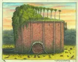Czasołamacz by Jacek Yerka, 2002, kredki, ołówek, papier, sold Dec 2003