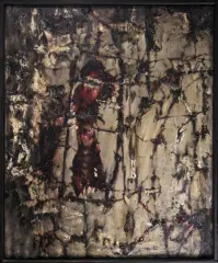 Tadeusz Brzozowski, Lichtarz, 1960, olej, płótno