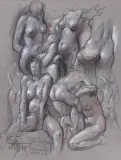 Franciszek Starowieyski, Piękna dziennikarka lat 26 rysowana z natury, 199