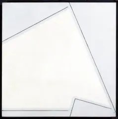 Kompozycja by Henryk Stażewski, 1980, akryl, płyta pilśniowa, drewno, sold Dec 2003