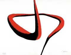 Composition by Alexander Calder, 1932, litografia, papier, offered Nov 2003