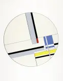 Jean Gorin, Composition spatio-temporelle n° 36, 1936, serigrafia, papier